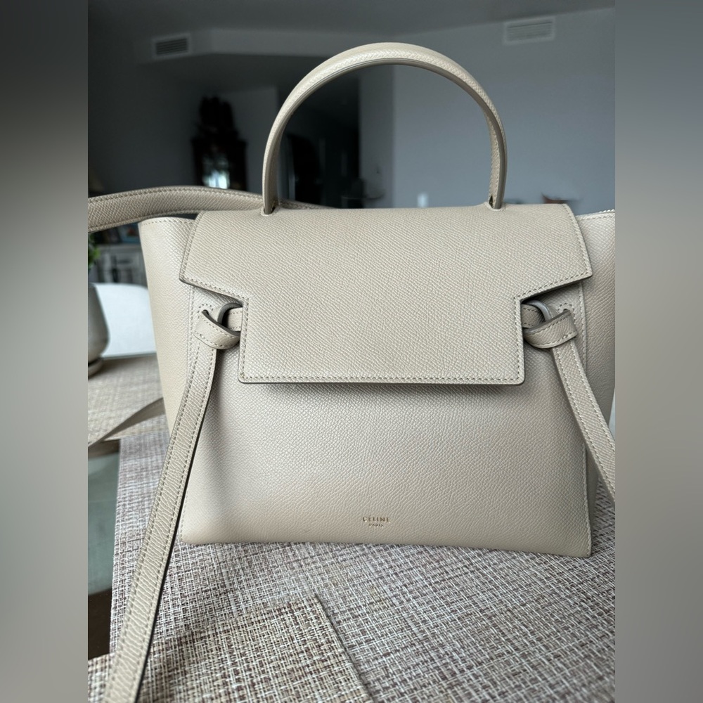 Celine Neutrals Micro Belt Bag